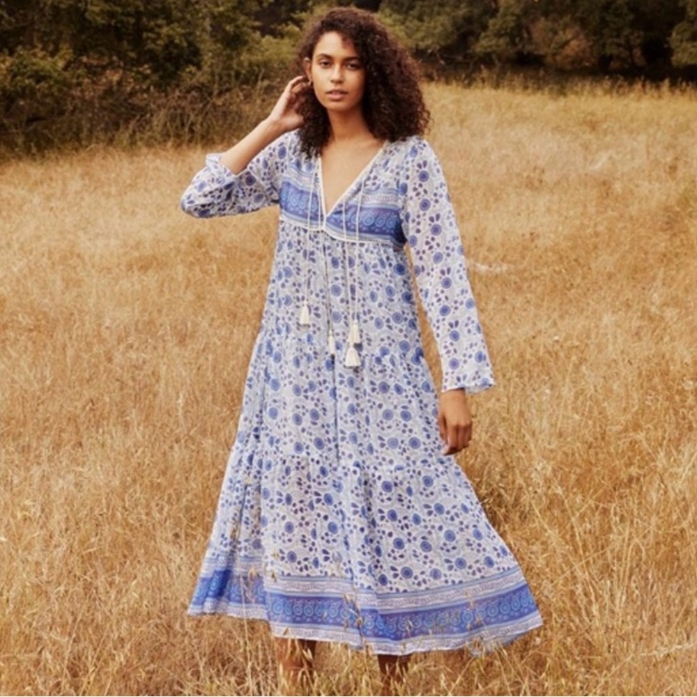 Christy Dawn The Paloma Dress in Periwinkle Suzani - Picture 1 of 11
